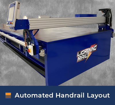 automated handrail layout rollover